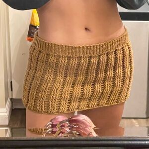 Crochet Bikini Cover Up Mini Skirt 🥥🌴